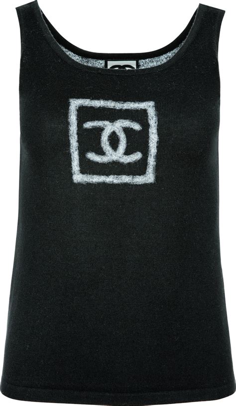 chanel logo tank top for sale|chanel jackets for sale.